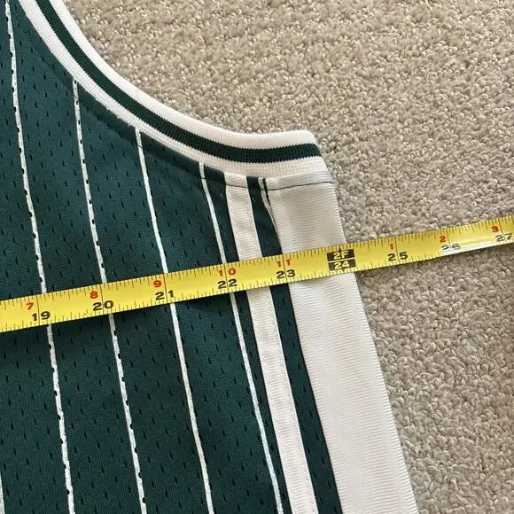 Aime Leon Dore Shirt Jersey Mens Sz XL Green White ALD Knit Tank Top Basketball - Picture 6 of 11